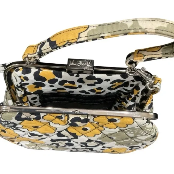 Vera Bradley Retired Go Wild Floral Animal Print Mini Frame Crossbody Bag - Picture 10 of 12